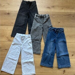H&M Kids Jeans in Black, Gray, Light Blue, and Dark Blue